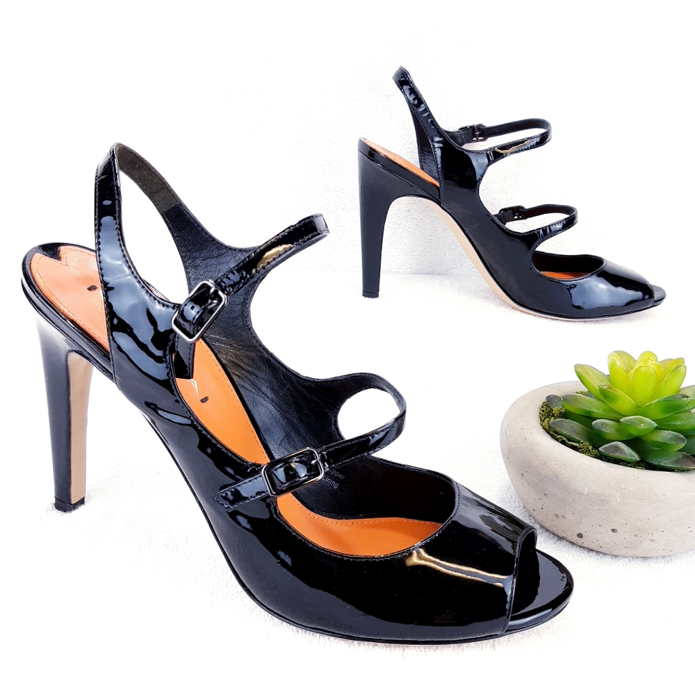 VIA SPIGA ROSEANNE PEEP TOE PUMPS - Picture 7 of 16